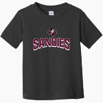 GRAPELAND HIGH SCHOOL SANDIES <span class="pdp-name-mascot">GRAPELAND SANDIES</span> Rabbit Skins Toddler Fine Jersey T-Shirt Front Thumbnail