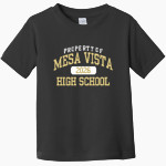 MESA VISTA HIGH SCHOOL TROJANS Rabbit Skins Toddler Fine Jersey T-Shirt Front Thumbnail
