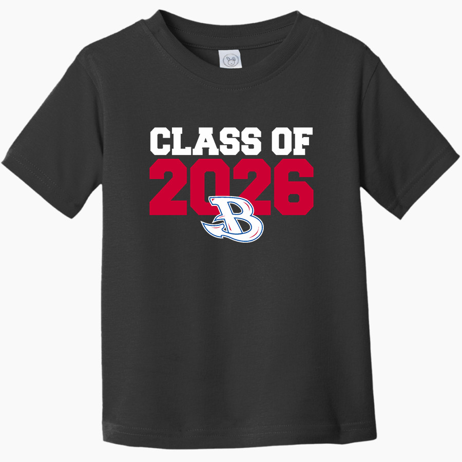 BURLINGTON HIGH SCHOOL RED DEVILS <span class="pdp-name-mascot">BURLINGTON RED DEVILS</span> Rabbit Skins Toddler Fine Jersey T-Shirt