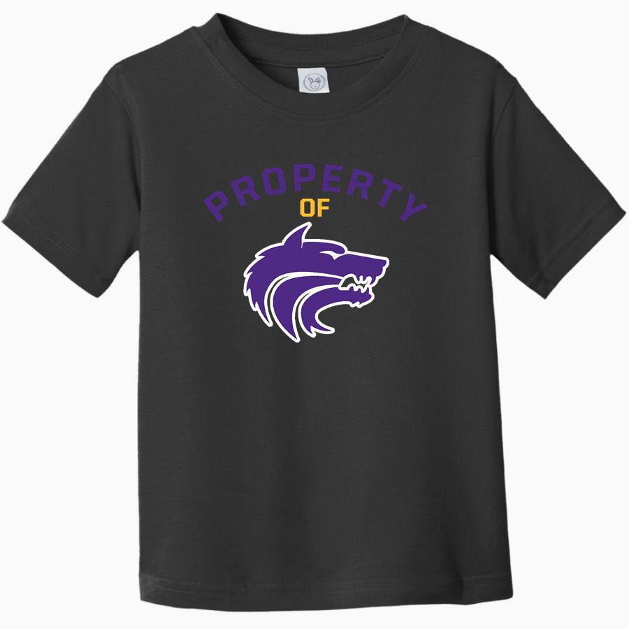 BAY CITY CENTRAL HIGH SCHOOL WOLVES Rabbit Skins Toddler Fine Jersey T-Shirt