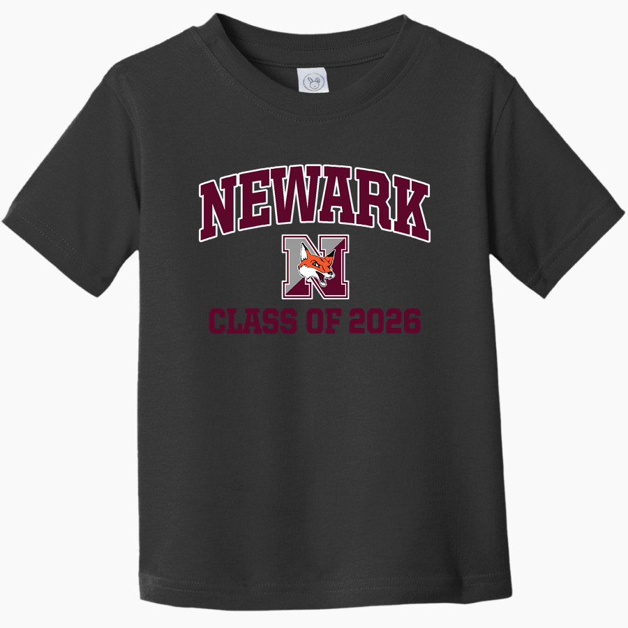 NEWARK HIGH SCHOOL REDS Rabbit Skins Toddler Fine Jersey T-Shirt