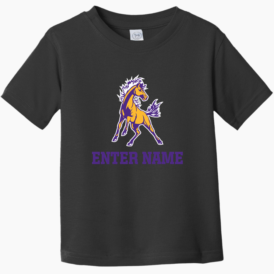 WELEETKA HIGH SCHOOL OUTLAWS Rabbit Skins Toddler Fine Jersey T-Shirt