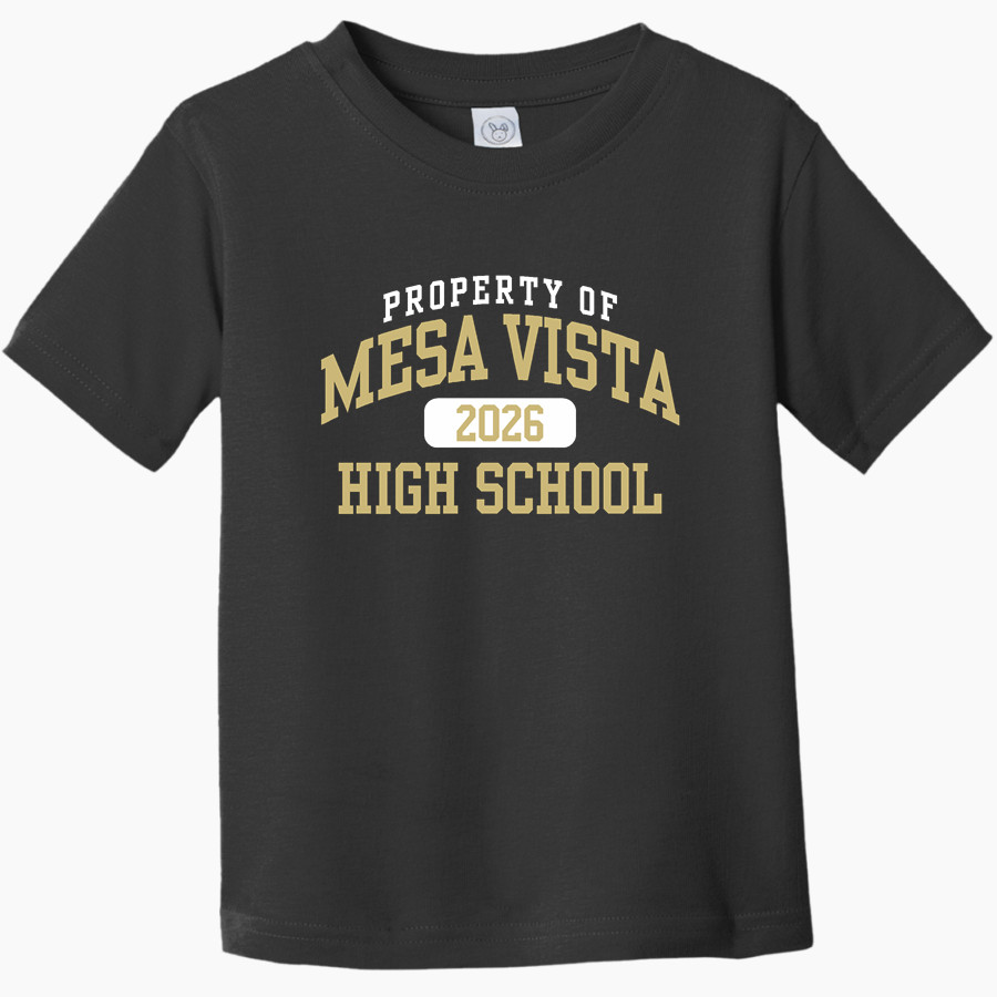 MESA VISTA HIGH SCHOOL TROJANS Rabbit Skins Toddler Fine Jersey T-Shirt