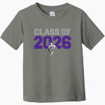 Bergman Dolphins <span class="pdp-name-mascot">Frank V. Bergman Elementary Dolphins</span> Rabbit Skins Toddler Fine Jersey T-Shirt Front Thumbnail