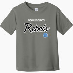 Boone County Rebels <span class="pdp-name-mascot">Boone County Rebels</span> Rabbit Skins Toddler Fine Jersey T-Shirt Front Thumbnail