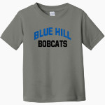 Blue Hill Bobcats <span class="pdp-name-mascot">Blue Hill Community School District Bobcats</span> Rabbit Skins Toddler Fine Jersey T-Shirt Front Thumbnail