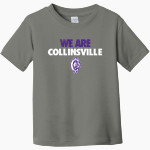 Collinsville Kahoks Rabbit Skins Toddler Fine Jersey T-Shirt Front Thumbnail