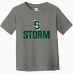 Summit High School Storm <span class="pdp-name-mascot">Summit High School Storm</span> Rabbit Skins Toddler Fine Jersey T-Shirt Front Thumbnail