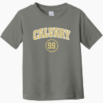Calvary Lions Rabbit Skins Toddler Fine Jersey T-Shirt Front Thumbnail