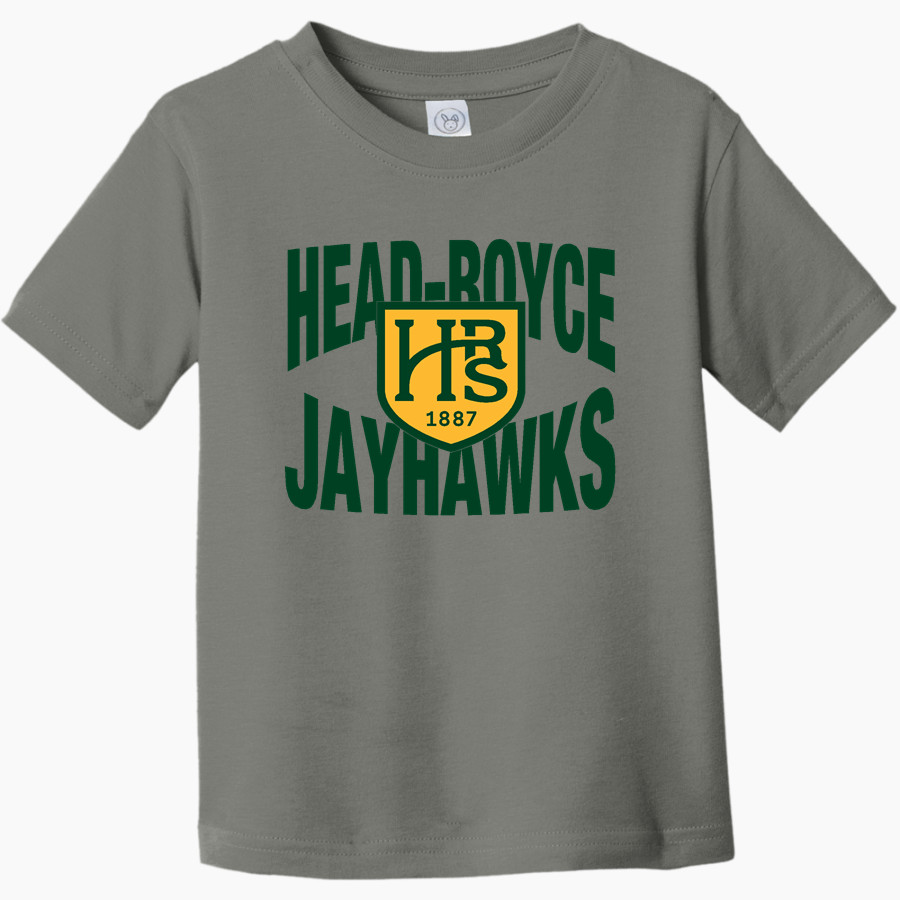 Head-Royce Jayhawks Rabbit Skins Toddler Fine Jersey T-Shirt