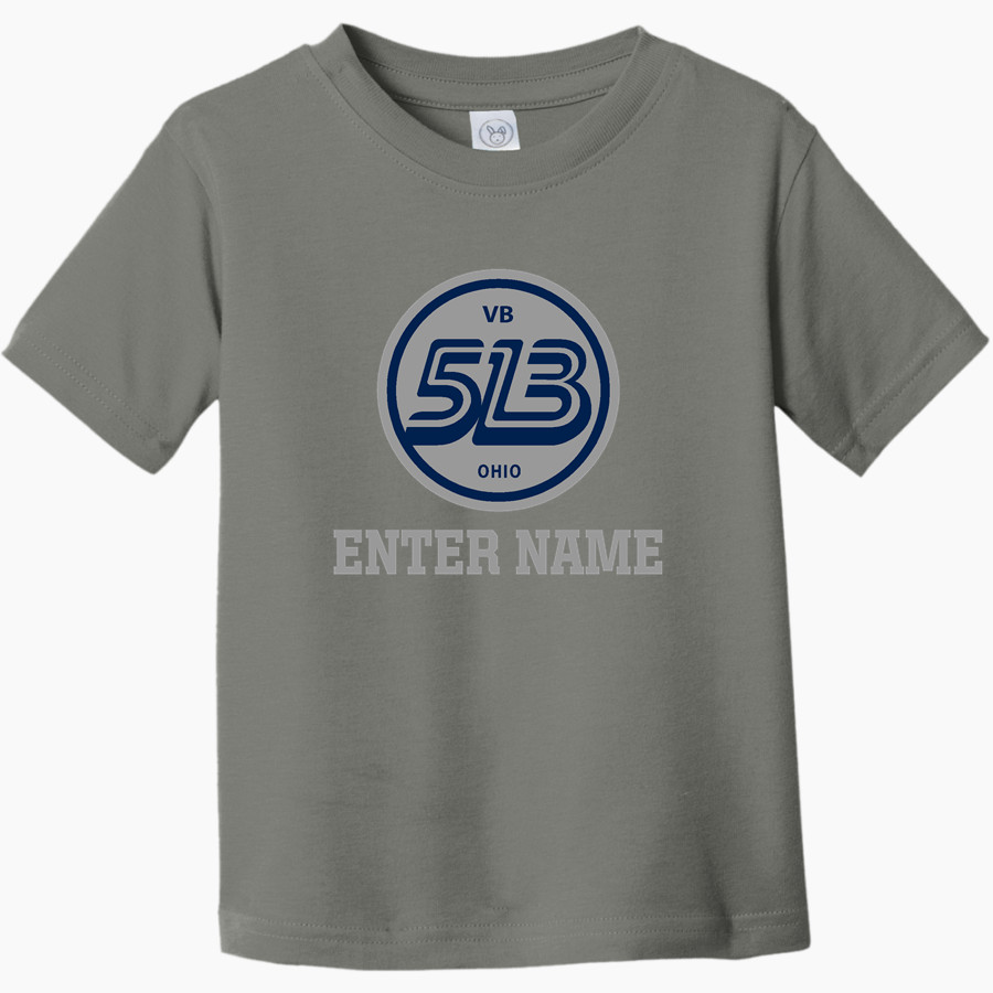 513 Volleyball 513 Volleyball <span class="pdp-name-mascot">513 Volleyball</span> Rabbit Skins Toddler Fine Jersey T-Shirt