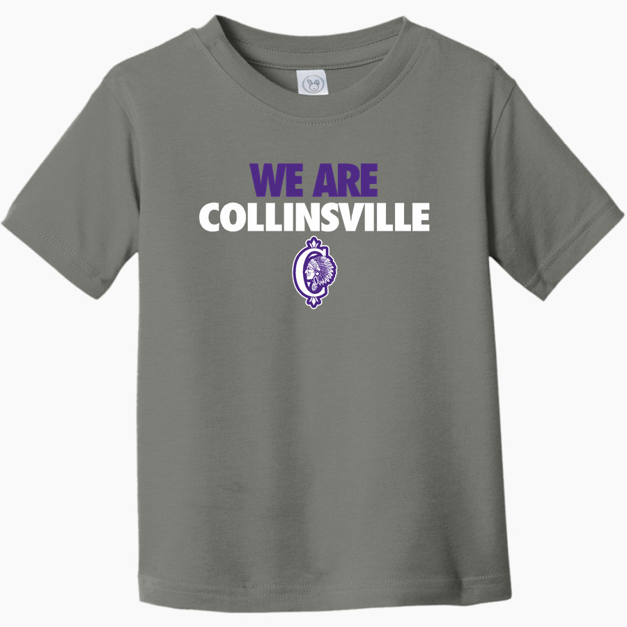 Collinsville Kahoks Rabbit Skins Toddler Fine Jersey T-Shirt