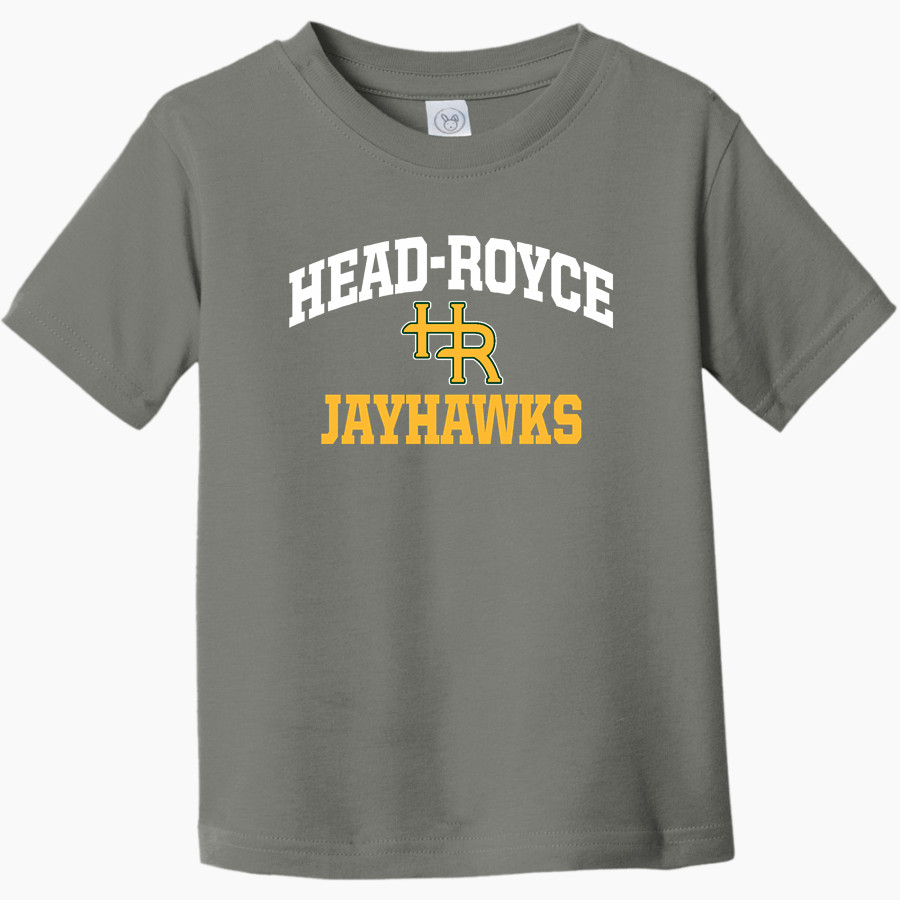 Head-Royce Jayhawks Rabbit Skins Toddler Fine Jersey T-Shirt