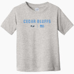 Cedar Bluffs Wildcats <span class="pdp-name-mascot">Cedar Bluffs Wildcats</span> Rabbit Skins Toddler Fine Jersey T-Shirt Front Thumbnail