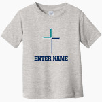 Crosspoint Christian Warriors Rabbit Skins Toddler Fine Jersey T-Shirt Front Thumbnail