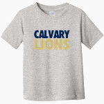 Calvary Lions <span class="pdp-name-mascot">Calvary Lions</span> Rabbit Skins Toddler Fine Jersey T-Shirt Front Thumbnail