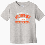 Mohonasen Warriors Rabbit Skins Toddler Fine Jersey T-Shirt Front Thumbnail