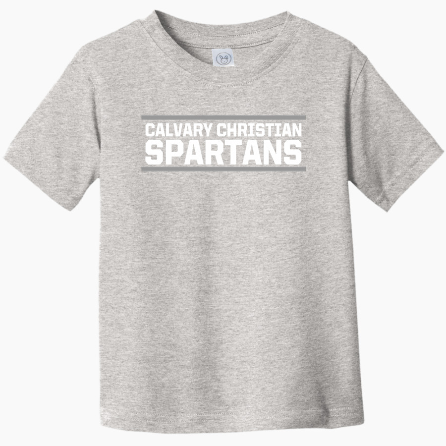 Calvary Christian Spartans <span class="pdp-name-mascot">Calvary Christian Spartans</span> Rabbit Skins Toddler Fine Jersey T-Shirt