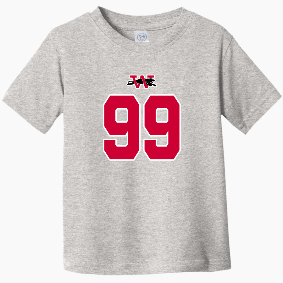 WILMOT UNION HIGH SCHOOL PANTHERS <span class="pdp-name-mascot">WILMOT PANTHERS</span> Rabbit Skins Toddler Fine Jersey T-Shirt