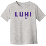 LUHI Lions <span class="pdp-name-mascot">Lutheran Lions</span> Rabbit Skins Toddler Fine Jersey T-Shirt Front Thumbnail