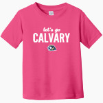 Calvary Lions Rabbit Skins Toddler Fine Jersey T-Shirt Front Thumbnail