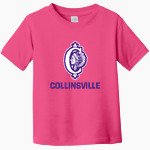 Collinsville Kahoks <span class="pdp-name-mascot">Collinsville Kahoks</span> Rabbit Skins Toddler Fine Jersey T-Shirt Front Thumbnail