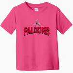 UW River Falls Falcons Rabbit Skins Toddler Fine Jersey T-Shirt Front Thumbnail