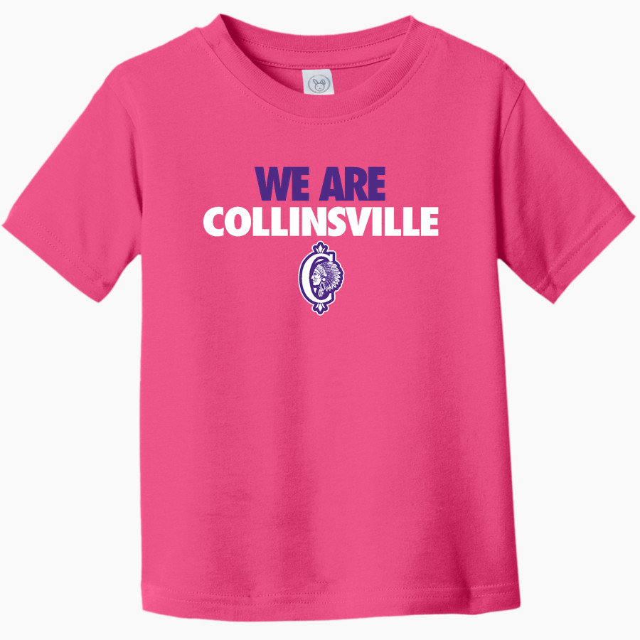 Collinsville Kahoks Rabbit Skins Toddler Fine Jersey T-Shirt