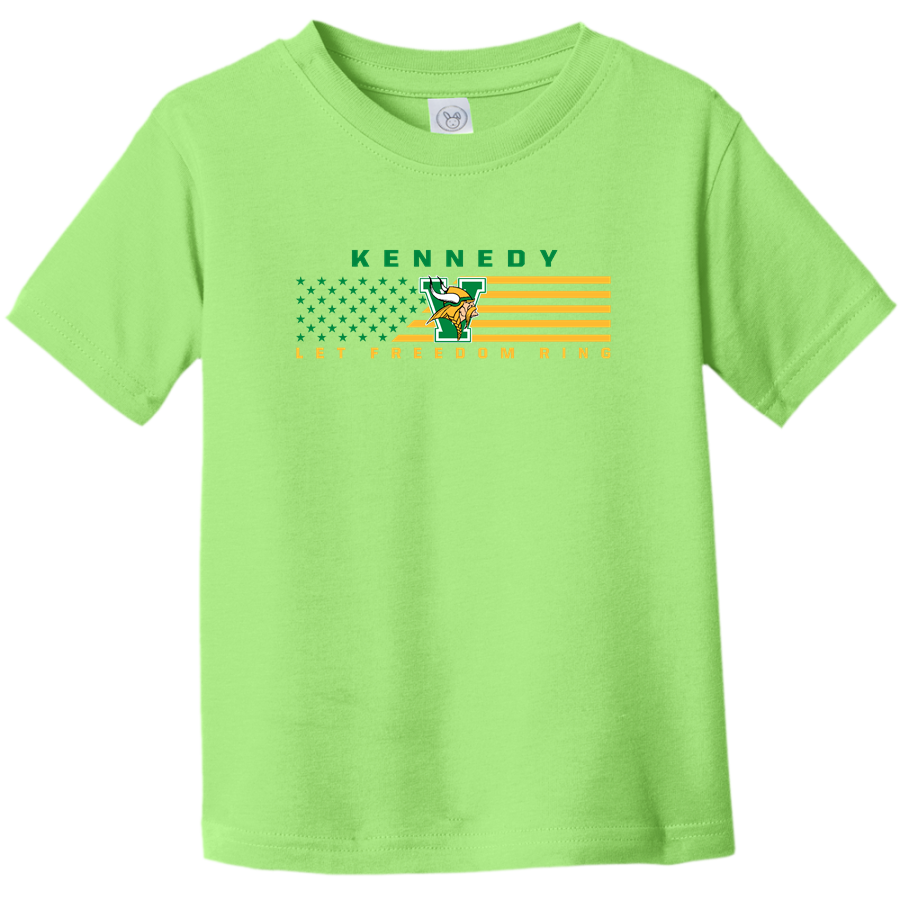 KENNEDY Vikings <span class="pdp-name-mascot">JOHN F KENNEDY MIDDLE SCHOOL Vikings</span> Rabbit Skins Toddler Fine Jersey T-Shirt