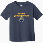 DETROIT COUNTRY DAY SCHOOL YELLOWJACKETS <span class="pdp-name-mascot">DETROIT YELLOWJACKETS</span> Rabbit Skins Toddler Fine Jersey T-Shirt Front Thumbnail