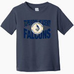 TopBridge Academy Falcons <span class="pdp-name-mascot">TopBridge Academy Falcons</span> Rabbit Skins Toddler Fine Jersey T-Shirt Front Thumbnail