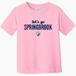 Springbrook Blue Devils <span class="pdp-name-mascot">Springbrook Blue Devils</span> Rabbit Skins Toddler Fine Jersey T-Shirt Front Thumbnail