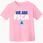 Florida State Christian Academy Christian Academy <span class="pdp-name-mascot">Florida State Christian Saints</span> Rabbit Skins Toddler Fine Jersey T-Shirt Front Thumbnail
