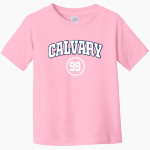 Calvary Lions Rabbit Skins Toddler Fine Jersey T-Shirt Front Thumbnail