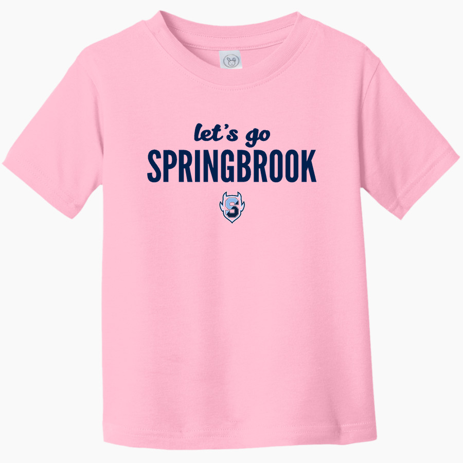 Springbrook Blue Devils <span class="pdp-name-mascot">Springbrook Blue Devils</span> Rabbit Skins Toddler Fine Jersey T-Shirt