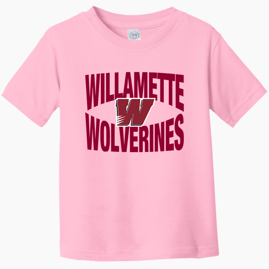 Willamette Wolverines <span class="pdp-name-mascot">Willamette Wolverines</span> Rabbit Skins Toddler Fine Jersey T-Shirt