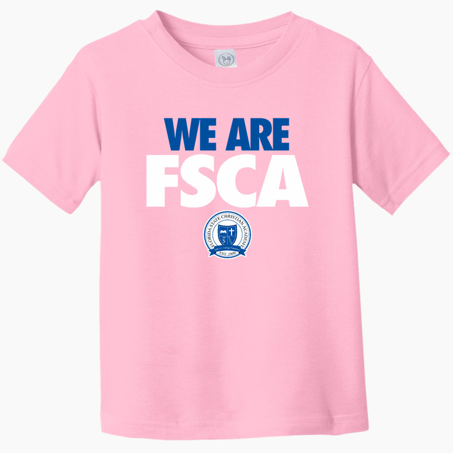 Florida State Christian Academy Christian Academy <span class="pdp-name-mascot">Florida State Christian Saints</span> Rabbit Skins Toddler Fine Jersey T-Shirt