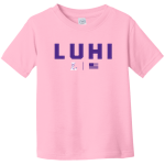 LUHI Lions <span class="pdp-name-mascot">Lutheran Lions</span> Rabbit Skins Toddler Fine Jersey T-Shirt Front Thumbnail