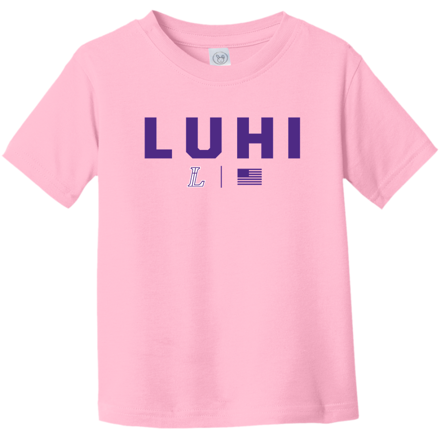 LUHI Lions <span class="pdp-name-mascot">Lutheran Lions</span> Rabbit Skins Toddler Fine Jersey T-Shirt