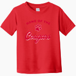 CROW HIGH SCHOOL Cougars Online Store Rabbit Skins Toddler Fine Jersey T-Shirt Front Thumbnail