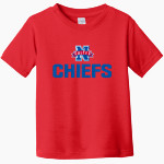 Nonnewaug Chiefs Rabbit Skins Toddler Fine Jersey T-Shirt Front Thumbnail