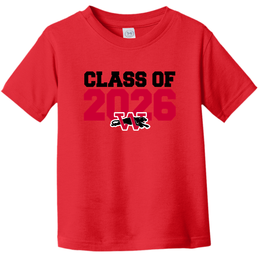 WILMOT UNION HIGH SCHOOL PANTHERS <span class="pdp-name-mascot">WILMOT PANTHERS</span> Rabbit Skins Toddler Fine Jersey T-Shirt