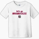 Anna Maria College Amcats <span class="pdp-name-mascot">Anna Maria College Amcats</span> Rabbit Skins Toddler Fine Jersey T-Shirt Front Thumbnail