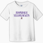AVONDALE HIGH SCHOOL YELLOWJACKETS <span class="pdp-name-mascot">AVONDALE YELLOWJACKETS</span> Rabbit Skins Toddler Fine Jersey T-Shirt Front Thumbnail
