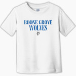 Boone Grove Wolves <span class="pdp-name-mascot">Boone Grove Wolves</span> Rabbit Skins Toddler Fine Jersey T-Shirt Front Thumbnail