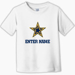 Dominican Stars <span class="pdp-name-mascot">Dominican University Stars</span> Rabbit Skins Toddler Fine Jersey T-Shirt Front Thumbnail