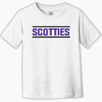 Ballston Spa Scotties The Official Online Store <span class="pdp-name-mascot">Baaston Spa Scotties</span> Rabbit Skins Toddler Fine Jersey T-Shirt Front Thumbnail