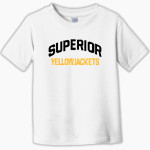 Superior Yellowjackets <span class="pdp-name-mascot">UW Superior Yellowjackets</span> Rabbit Skins Toddler Fine Jersey T-Shirt Front Thumbnail