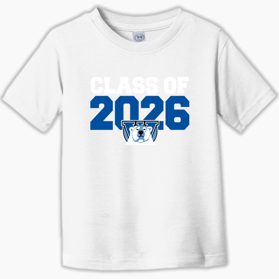 CALVIN M WOODWARD HIGH SCHOOL POLAR BEARS <span class="pdp-name-mascot">CALVIN M WOODWARD POLAR BEARS</span> Rabbit Skins Toddler Fine Jersey T-Shirt