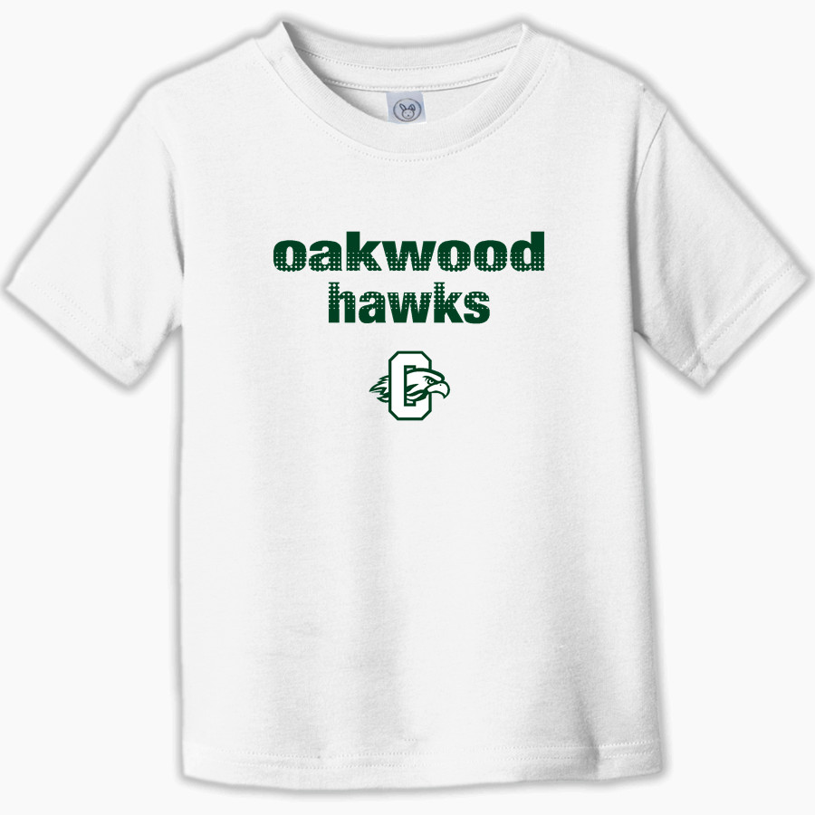 Oakwood Hawks <span class="pdp-name-mascot">Oakwood Hawks</span> Rabbit Skins Toddler Fine Jersey T-Shirt